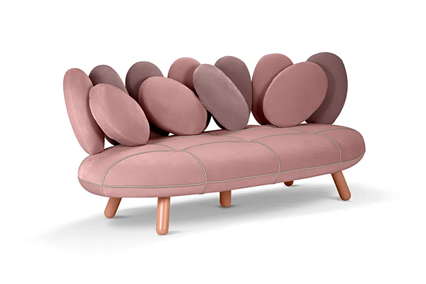 Three-seater fabric sofa Jelly Adrenalina IMB1070340 factory ADRENALINA from Italy. Foto №2