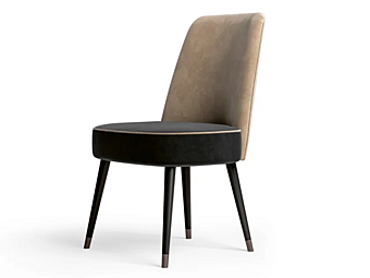 Nabuk chair with fabric upholstery Starlight CPRN HOMOOD ST727