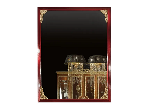 Rectangular Framed Mirror Royal A.R. Arredamenti 721 factory A.R.ARREDAMENTI SRL from Italy. Foto №1