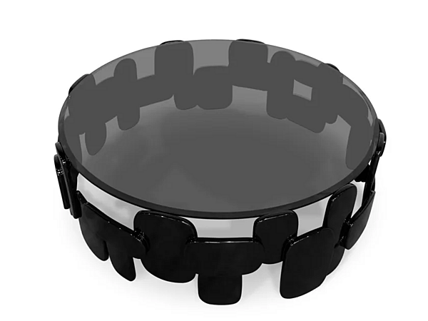 Round Wooden Coffee Table Goraka BRABBU factory BRABBU from Italy. Foto №2