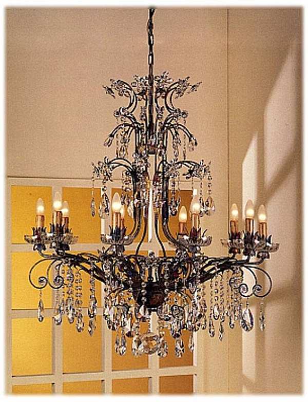 Chandelier MECHINI L152/10 factory MECHINI from Italy. Foto №1