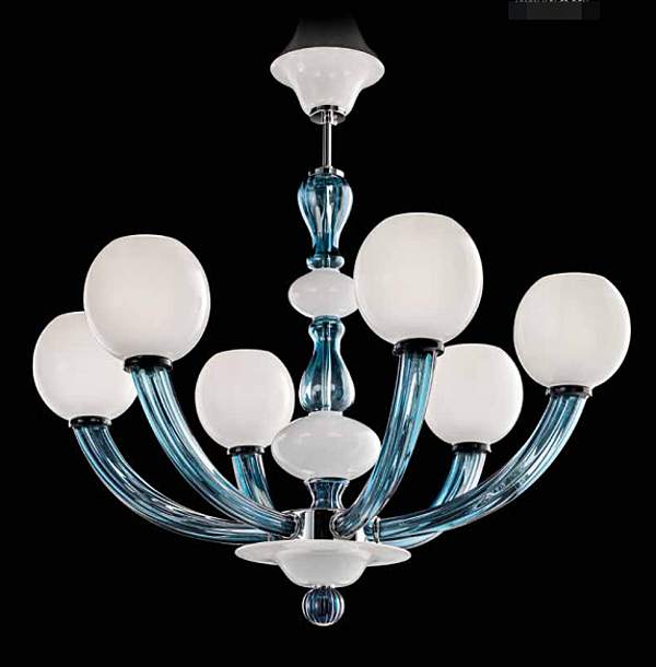 Chandelier SYLCOM 1537/6 factory SYLCOM from Italy. Foto №1