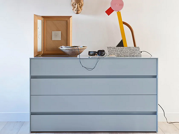 Chest of drawers in wood NOVAMOBILI Pitagora factory NOVAMOBILI from Italy. Foto №1