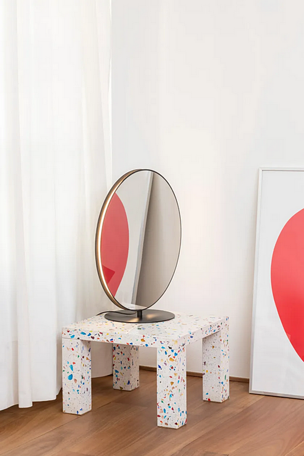 Double-Sided Freestanding Mirror with Integrated Lighting Artemide SE ES factory Artemide from Italy. Foto №16