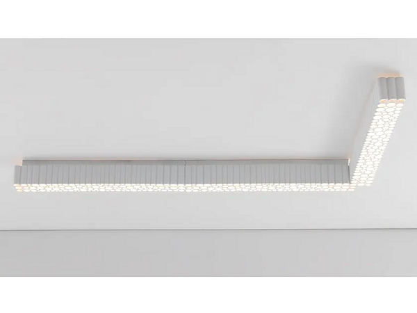 Technopolymer wall lamp ceiling lamp Calipso Artemide Linear System factory Artemide from Italy. Foto №2