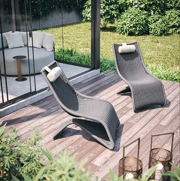 Chaise lounge RUGIANO CHE61/G factory RUGIANO from Italy. Foto №2