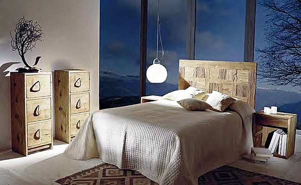Bed NATURE DESIGN  (FRANCO MARIO) NDL3 factory NATURE DESIGN  (FRANCO MARIO) from Italy. Foto №1