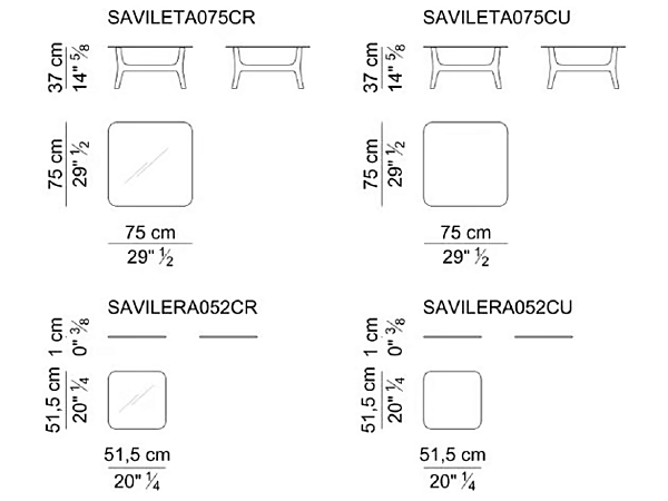 Square Crystal Coffee Table i 4 Mariani Savile Row factory i 4 Mariani from Italy. Foto №4