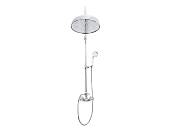 External Shower Set with Hand Shower and Overhead Shower Gentry Home Crystal Collection factory Gentry Home from Italy