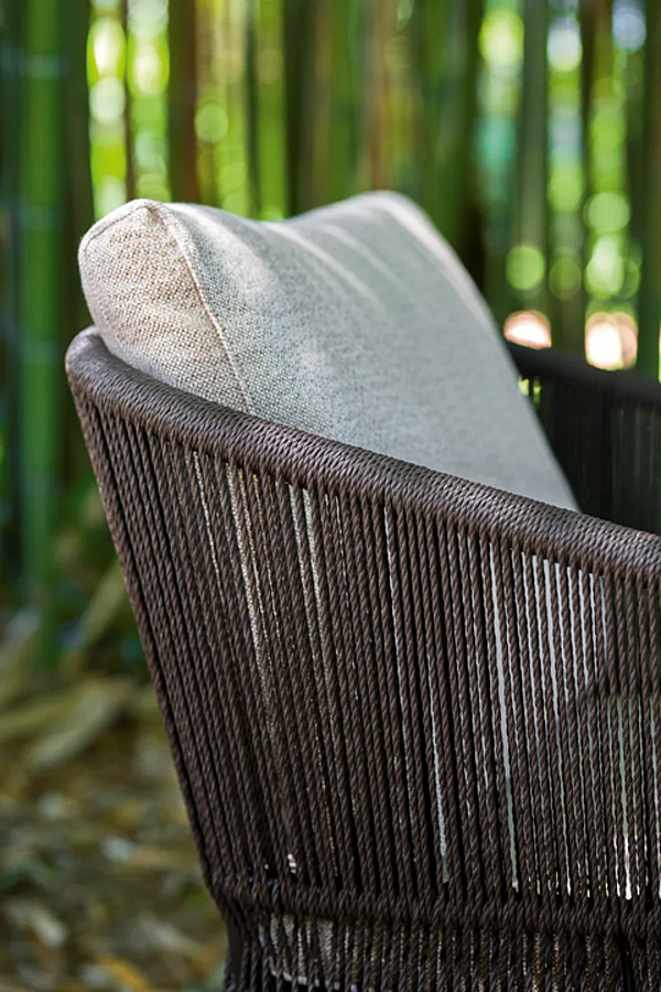 Garden armchair with armrests synthetic fibre VARASCHIN Cricket 2995, 2995A factory VARASCHIN from Italy. Foto №14