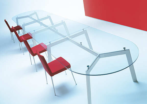 Table DESALTO Link 499 - modular tables D158 factory DESALTO from Italy. Foto №5