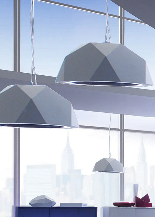 Aluminium pendant lamp Fabbian Crio factory Fabbian from Italy. Foto №14