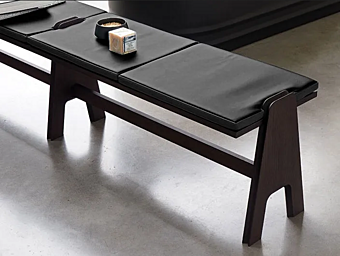 Multi-layer wooden bench AGAPE Cavalletto Multi-layer wooden bench AGAPE Cavalletto factory Agape from Italy