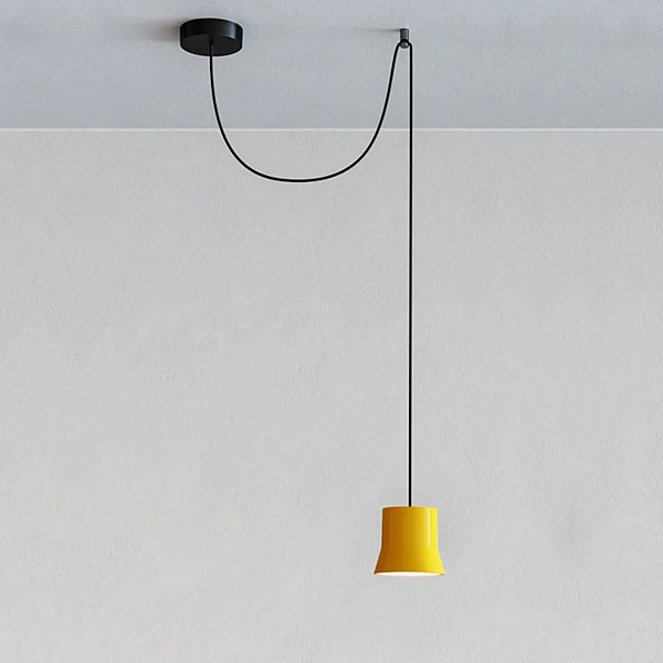 LED Pendant Lamp in Aluminium by Artemide Gio Light Decentrata factory Artemide from Italy. Foto №3