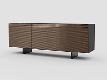 Crystal sideboard with doors PIERMARIA Flaminia factory PIERMARIA from Italy