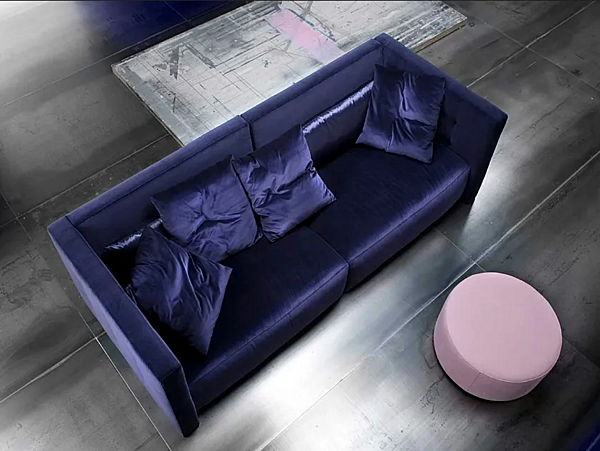 Modular sectional sofa fabric ERBA ITALIA Something factory ERBA ITALIA from Italy. Foto №2