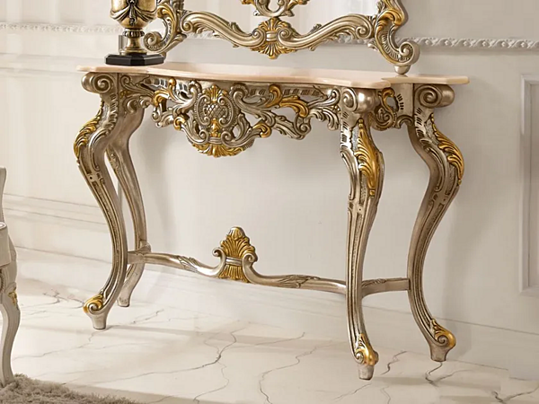 Rectangular marble console table CASA +39 DIAMANTE 904 factory CASA +39 from Italy. Foto №1