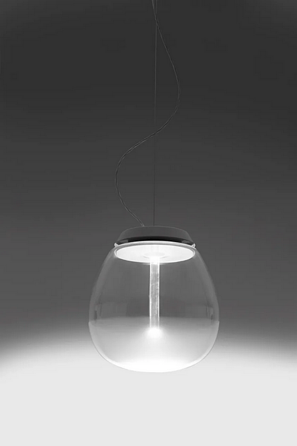 LED pendant lamp made of blown glass Empatia Artemide factory Artemide from Italy. Foto №5