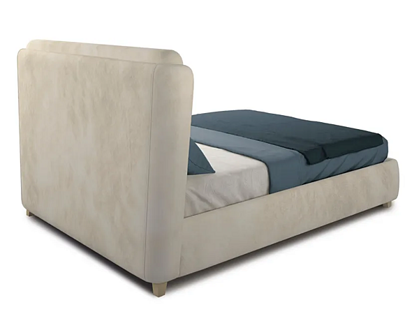 Upholstered wooden double bed with high backrest CASA +39 New Harmony H0001, H0006 factory CASA +39 from Italy. Foto №3