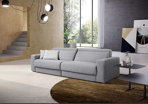 Relaxing fabric sofa with electric motion Egoitaliano Darlene factory Egoitaliano from Italy. Foto №4