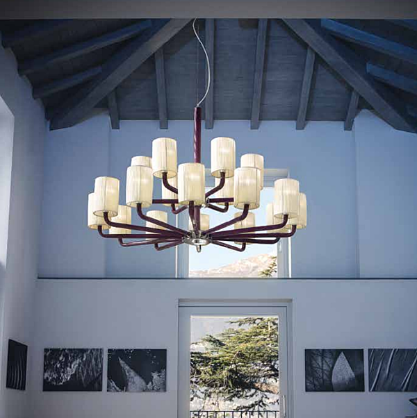 Chandelier SYLCOM 2120/9 factory SYLCOM from Italy. Foto №2