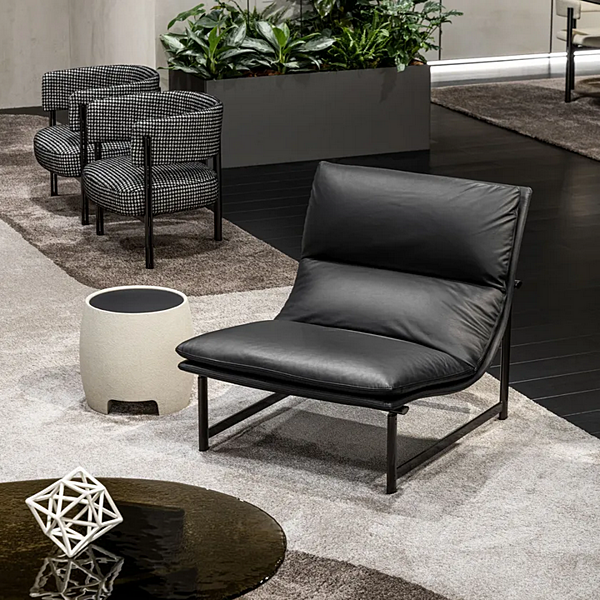 Upholstered armchair with soft back MisuraEmme Baltimora factory MisuraEmme from Italy. Foto №6