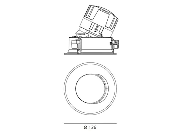 LED Adjustable Round Aluminium Spotlight Artemide Everything factory Artemide from Italy. Foto №19