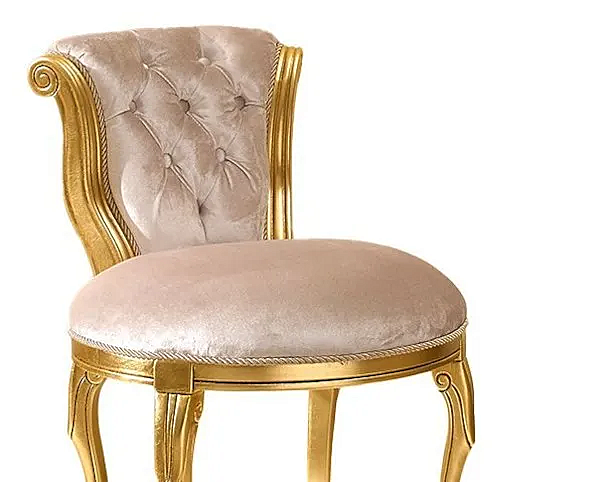 Upholstered fabric chair with soft back CASA +39 CHOPIN 2125 factory CASA +39 from Italy. Foto №2