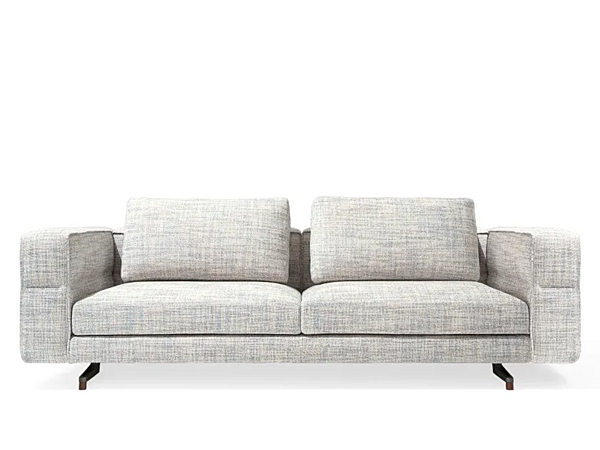 Two-seater sofa fabric or leather GIORGETTI Soho factory GIORGETTI from Italy. Foto №1