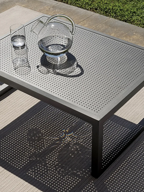 Rectangular Low Aluminium Garden Side Table Atmosphera Qubik QU.TC. factory ATMOSPHERA from Italy. Foto №7