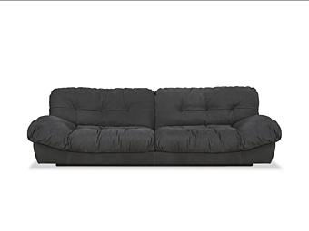 Sofa with upholstered back Baxter Milano factory BAXTER from Italy