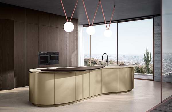 Kitchen Aster Cucine Domina Olmo Brown Opaco factory Aster Cucine from Italy. Foto №1