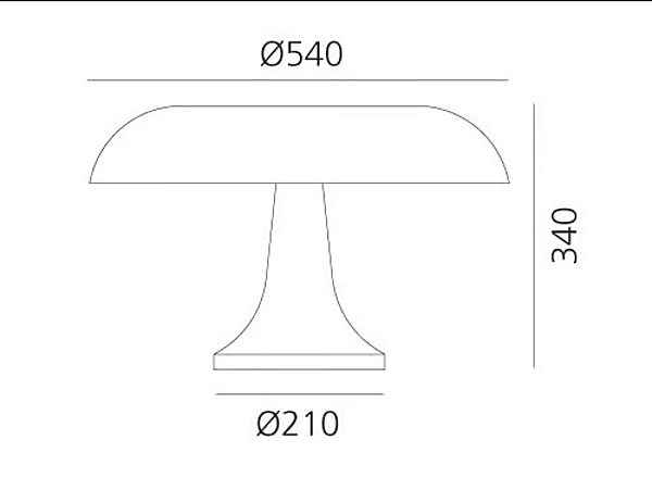 Table Lamp ABS Nesso Artemide 0056050A, 0056010A factory Artemide from Italy. Foto №8