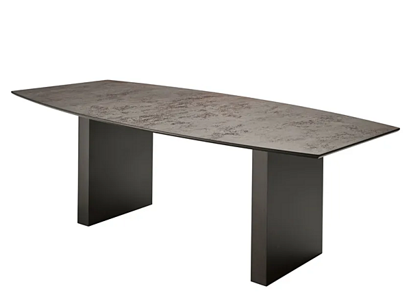 Rectangular ceramic dining table Bull F.lli Orsenigo factory ORSENIGO from Italy. Foto №1