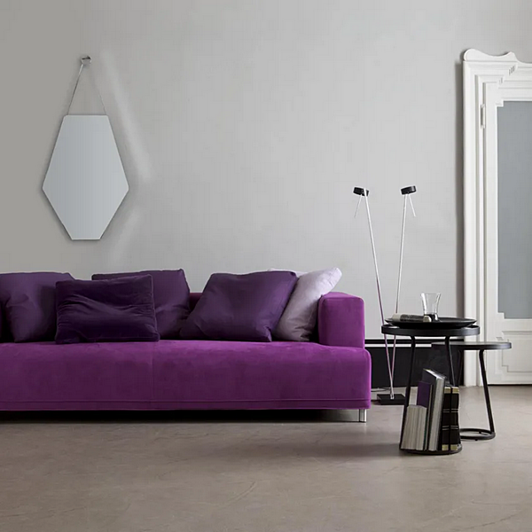 Wall Mounted Glass and Steel Mirror LIGNE ROSET Mon Beau Miroir 11250650-11250651 factory LIGNE ROSET from Italy. Foto №3