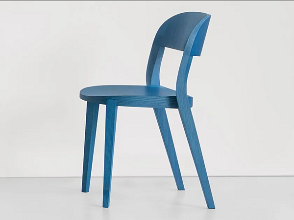 Stackable wooden chair Minima 949 Potocco 949 factory POTOCCO from Italy. Foto №3