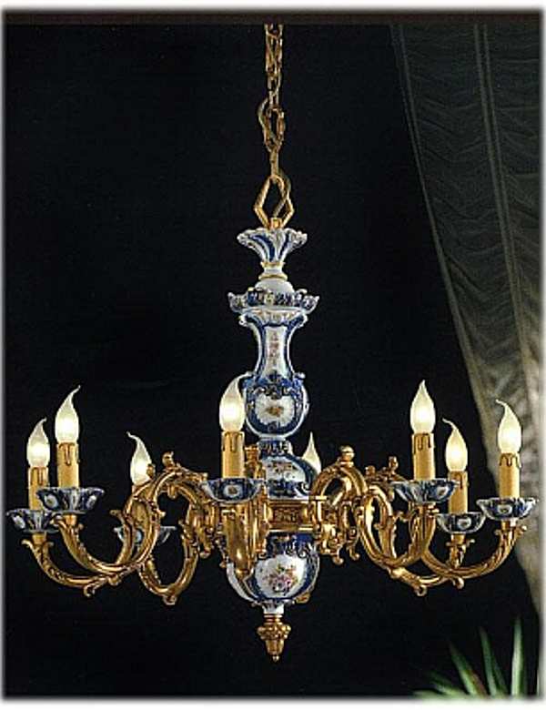 Chandelier FBAI 3062/8 factory FBAI from Italy. Foto №1