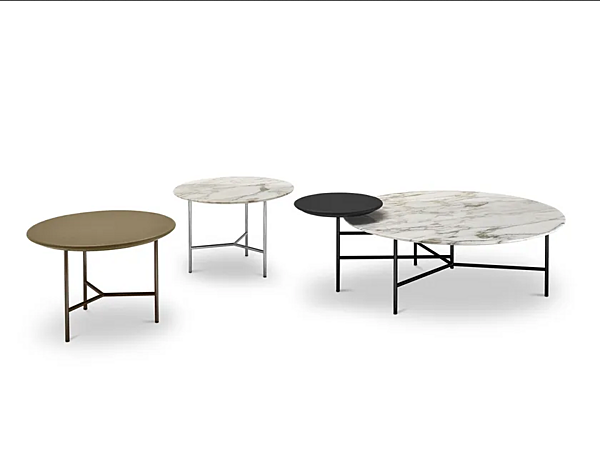Round coffee table in wood Twibe I 4 Mariani factory i 4 Mariani from Italy. Foto №1