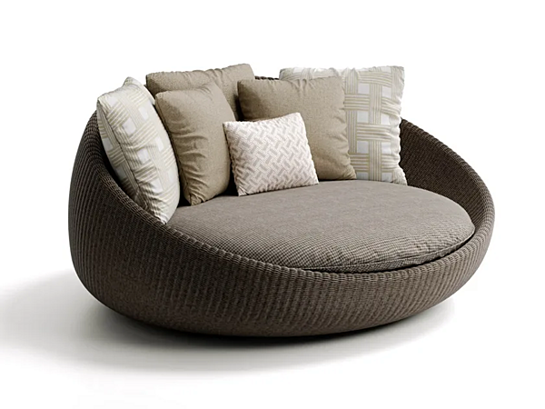 Curved 2-Seater Garden Sofa in Polyethylene Atmosphera Twiga TW.DYB factory ATMOSPHERA from Italy. Foto №1