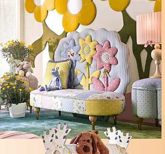 Couch ALTA MODA HAPPY FLOWERS  factory ALTA MODA from Italy