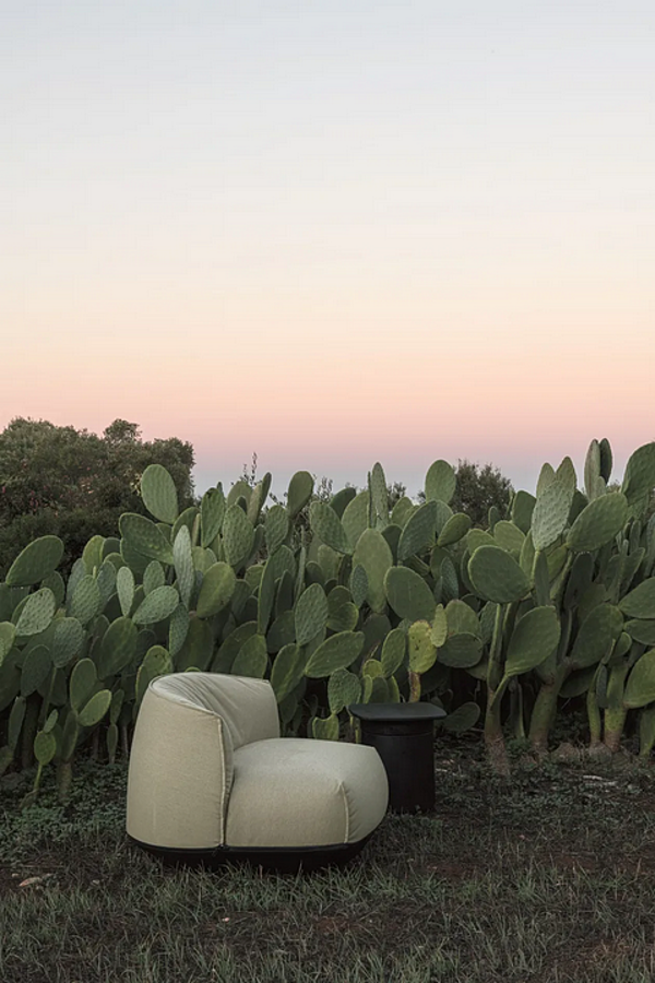 Sunbrella garden armchair with armrests Kristalia Brioni outdoor factory Kristalia from Italy. Foto №22