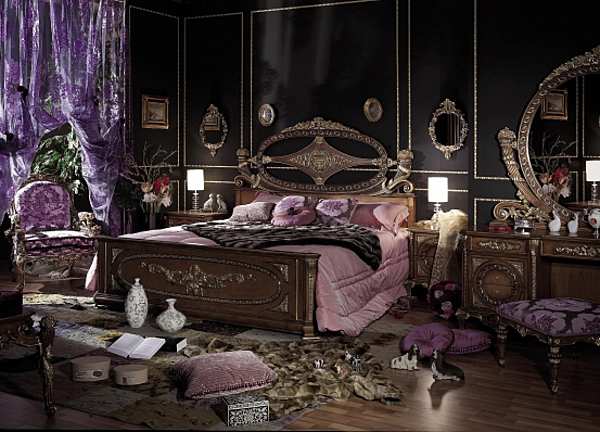 Bed ASNAGHI INTERIORS LC1401 factory ASNAGHI INTERIORS from Italy. Foto №1