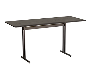 Secretary desk in ash and metal Potocco Graphic 955 SCR 955/SCR