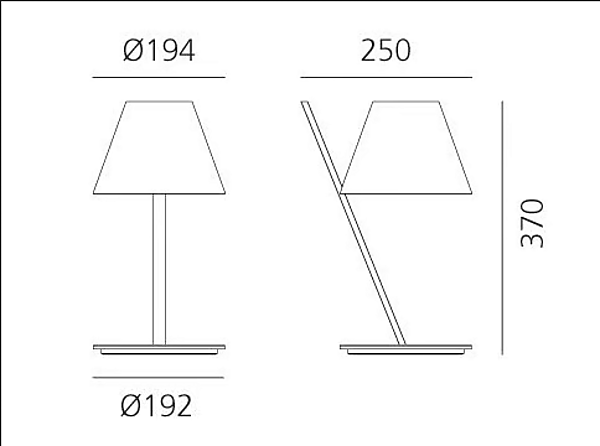 LED Table Lamp Polycarbonate La Petite Artemide 1751020A, 1751030A factory Artemide from Italy. Foto №6