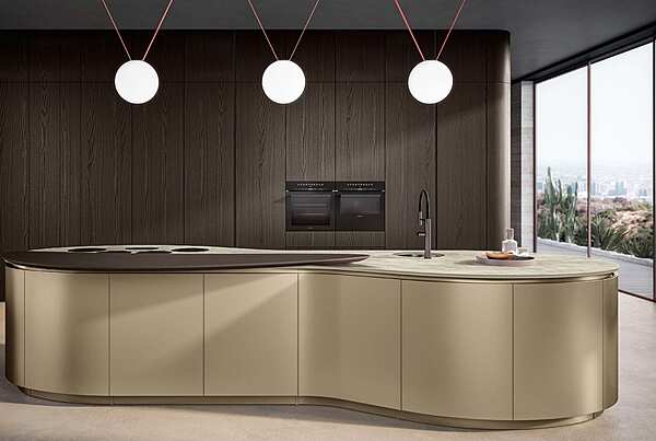 Kitchen Aster Cucine Domina Olmo Brown Opaco factory Aster Cucine from Italy. Foto №5