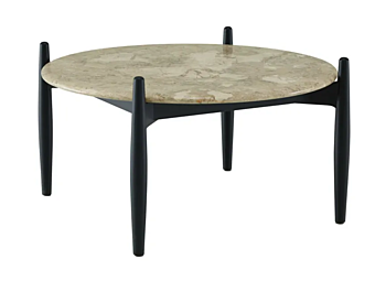 Round marble coffee table LIGNE ROSET Caffe 19960320/23/24