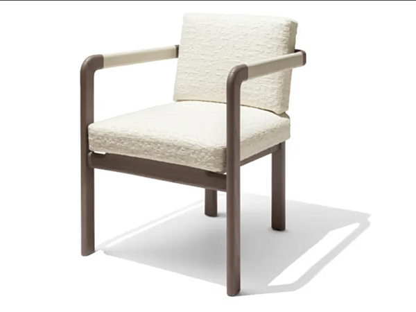 Upholstered fabric armchair Montgomery GIORGETTI 71000 factory GIORGETTI from Italy. Foto №2