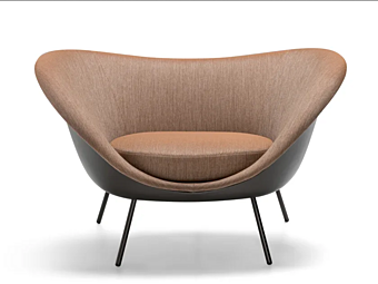 Fabric garden armchair with armrests Molteni & C D154 2 Outdoor Fabric garden armchair with armrests Molteni & C D154 2 Outdoor factory Molteni & C.(+VITRA) from Italy