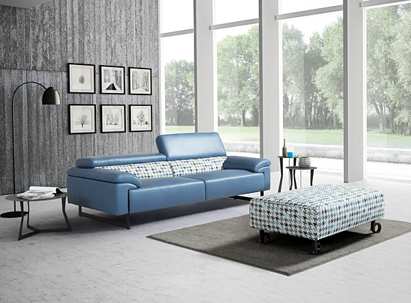 Sofa with headrest Malika Egoitaliano factory Egoitaliano from Italy. Foto №2