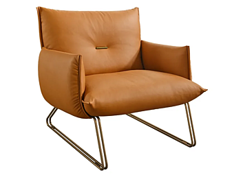Sled Base Leather Armchair Margot Gamma Arredamenti Sled Base Leather Armchair Margot Gamma Arredamenti factory GAMMA ARREDAMENTI from Italy